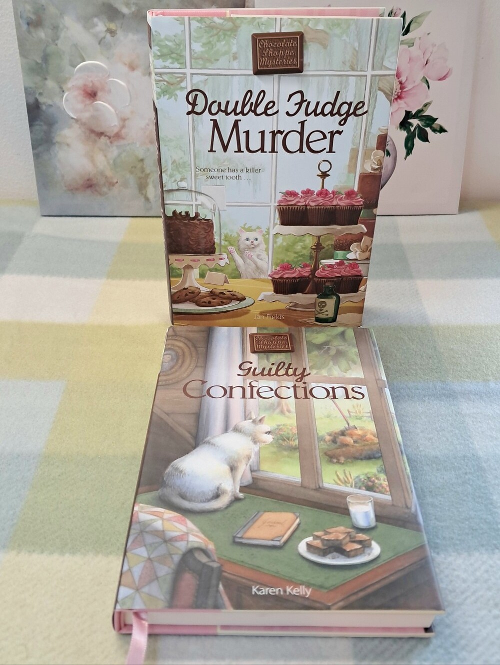 Chocolate Shoppe Mysteries Book 1 & 2 Hardcover Set Double Fudge Murder